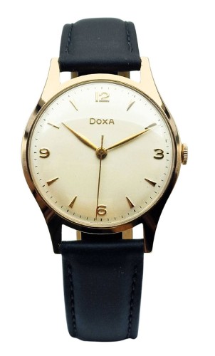 Garniturowa złota 14K (585) Doxa - perfekcyjny stan!