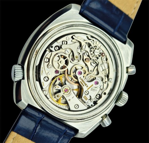 Męski stalowy LONGINES VALJOUX 72 chronograf z 1969r.