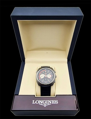 Męski stalowy LONGINES VALJOUX 72 chronograf z 1969r.