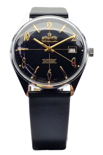 Pięknie zachowany Atlantic Worldmaster - lata 70. Zegarek Atlantic Kraków.