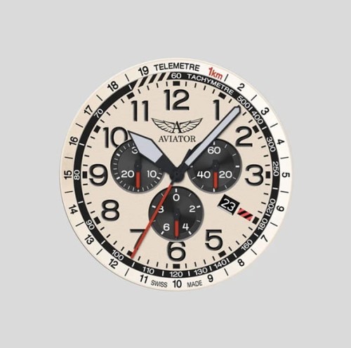 Zegarek Aviator Airacobra P45 Chrono V.2.25.2.173.4 tarcza