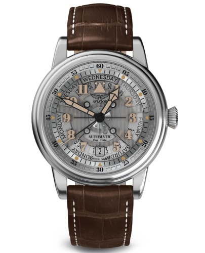 Zegarek Aviator Douglas Day Date Meca 41 V.3.36.0.286.4 (V33602864)