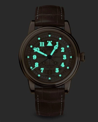 Zegarek Aviator Douglas Day Date Meca 41  V.3.36.8.290.4 night