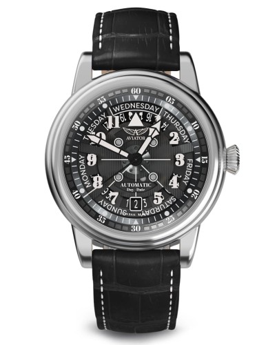 Zegarek Aviator Douglas Day Date Meca 41 V.3.36.0.284.4 (V33602844)