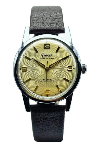 Unikatowa Geneva Sport Cal. FHF 96-4 - doskonały stan! Szwajcarski nakręcany zegarek.