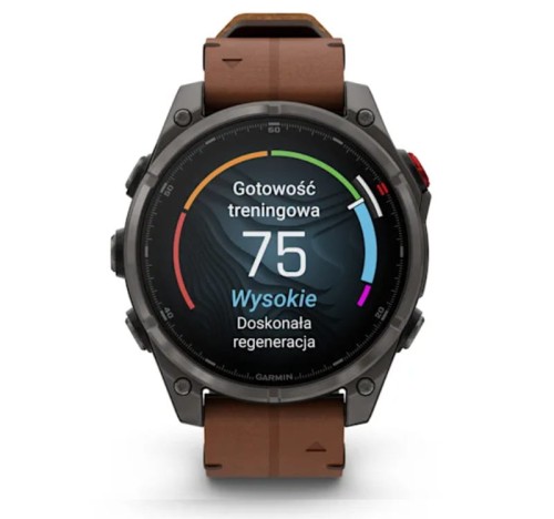 Zegarek GARMIN FENIX® 8 PRO CARBON GREY 47 mm Amoled 010-03198-40