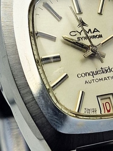 Unikatowa Cyma by Synchron Conquistador Automatic Cal. AS2063 - doskonały stan!