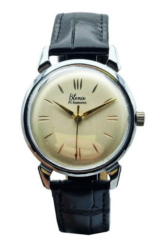 Błonie 16 kamieni lata 60. - doskonały stan! Polski zegarek mechaniczny.