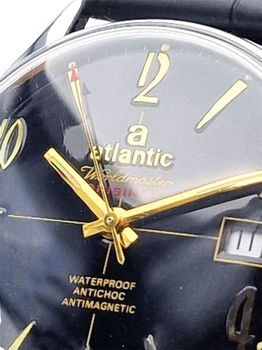 Atlantic Worldmaster FHF969 Czarna tarcza - doskonały stan!