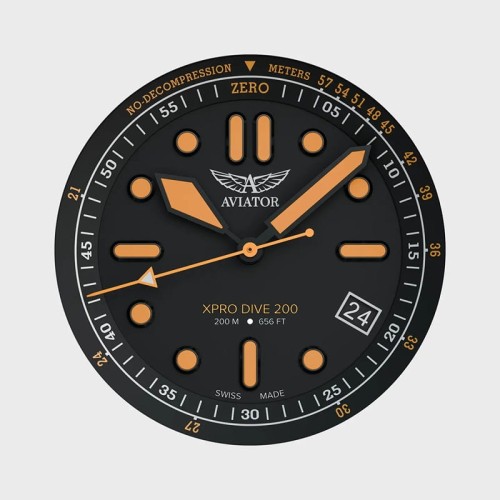 zegarmistrz Zegarek Aviator XPRO DIVER 200 V.1.42.5.378.6 (V14253786)