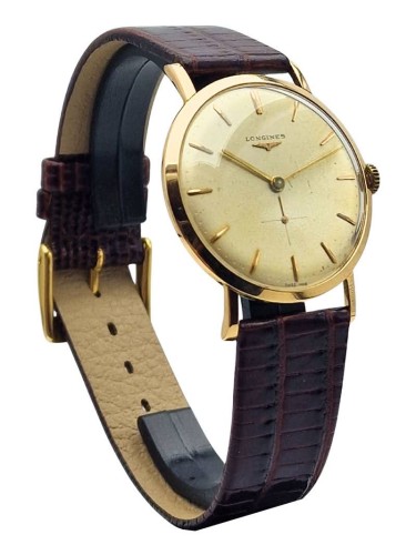 Garniturowy złoty 18K Longines Cal. 19.4 lata 1946-1947r. - doskonały stan!