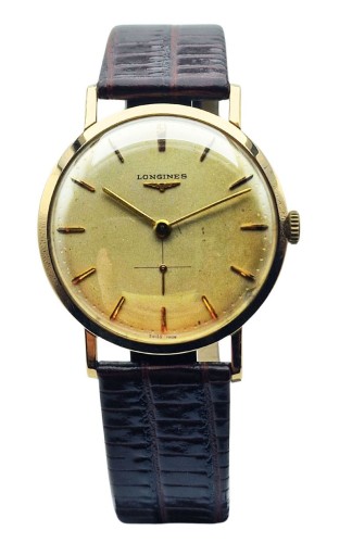 Garniturowy złoty 18K Longines Cal. 19.4 lata 1946-1947r. - doskonały stan!
