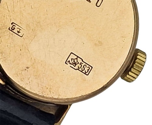 Czajka „Чайка” 1601A złoto 14K z diamentami - doskonały stan!