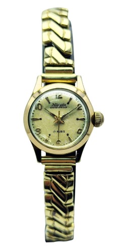 Damska pozłacana Nivada ETA Cal. 1170 - doskonały stan!