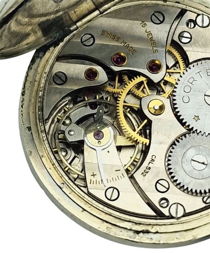Kieszonkowy Cortebert Cal. 532 lata 30. - perfekcyjny stan! Kolekcjonerski
