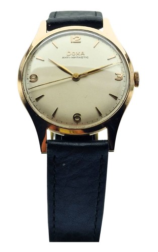 Piękna garniturowa złota 14K (585) Doxa - Doskonały stan!