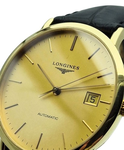 Unikalny złoty 18K Longines Elegant Automatic - perfekcyjny stan!