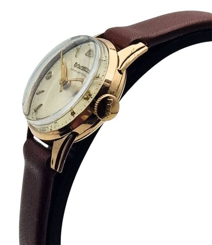 Damska złota 14K Doxa Anti-Magnetic z lat 50. - perfekcyjny stan!