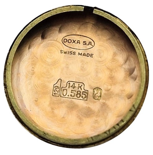 Damska złota 14K Doxa Anti-Magnetic z lat 50. - perfekcyjny stan!