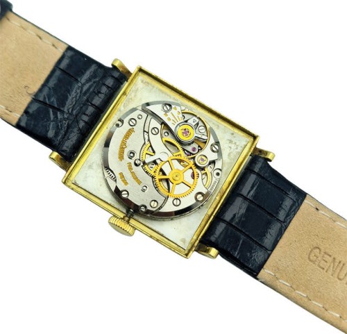 Złoty 18K Jaeger-LeCoultre Square 1947r. - unikat!