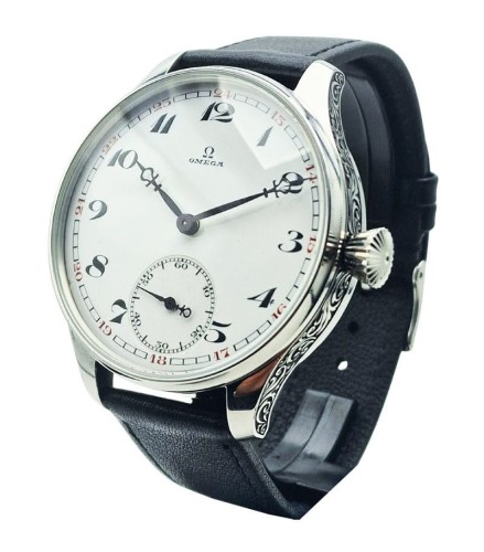 Pasówka Omega mechanizmem cal. 19‴ - Piękna adaptacja!