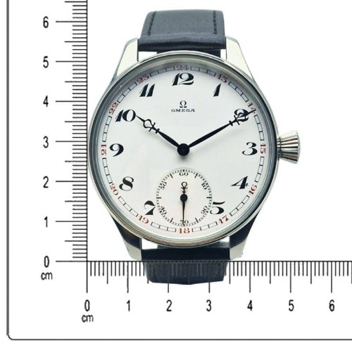 Pasówka Omega mechanizmem cal. 19‴ - Piękna adaptacja!