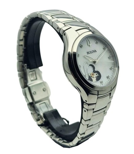 Bulova Automatic Ladies Open Heart - Fabryczny komplet!