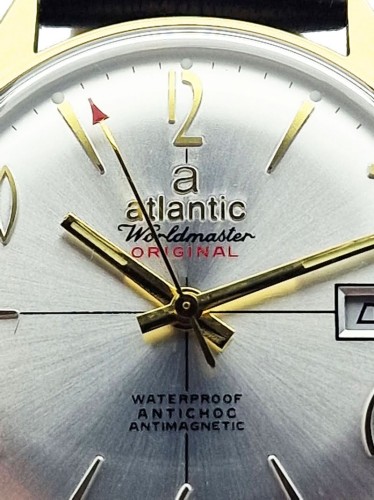 Pozłacany Atlantic Worldmaster Original - piękny stan!