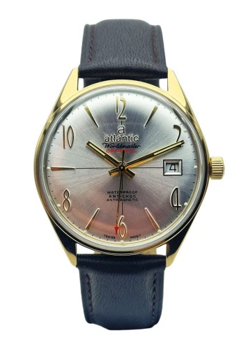 Pozłacany Atlantic Worldmaster Original - piękny stan!
