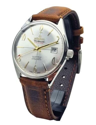 Piękny Atlantic Worldmaster Original 17 Jewels - doskonały stan!