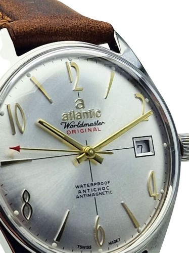 Piękny Atlantic Worldmaster Original 17 Jewels - doskonały stan!