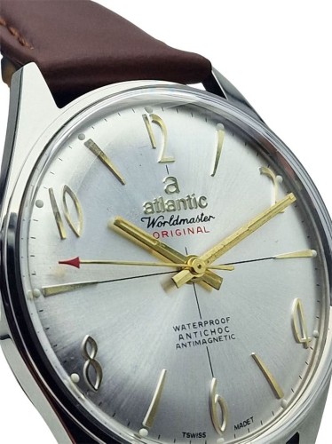 Piękny Atlantic Worldmaster Original 17 Jewels - doskonały stan!