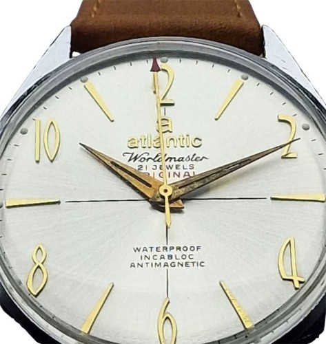 Atlantic Worldmaster Original 21 Jewels U6300 - dobry stan!