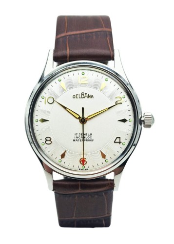Piękna Delbana 17 Jewels F465 - Idealny stan! Nakręcany