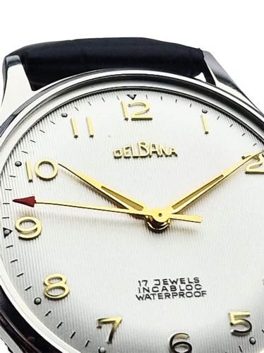 Piękna Delbana 17 Jewels F465 - Doskonały stan!