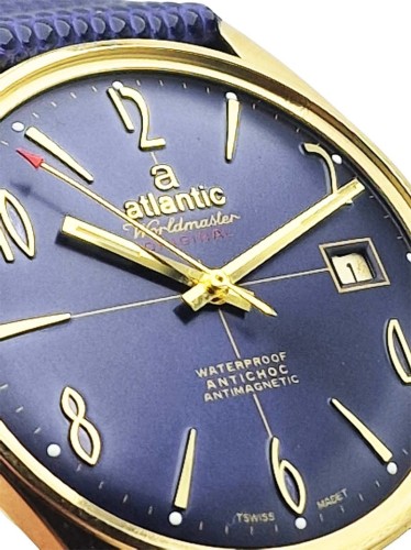 Pozłacany Atlantic Worldmaster Original - piękny stan!