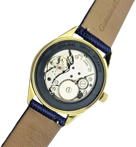 Pozłacany Atlantic Worldmaster Original - piękny stan!