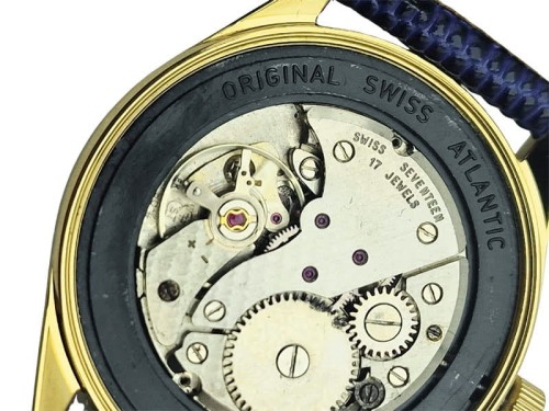 Pozłacany Atlantic Worldmaster Original - piękny stan!