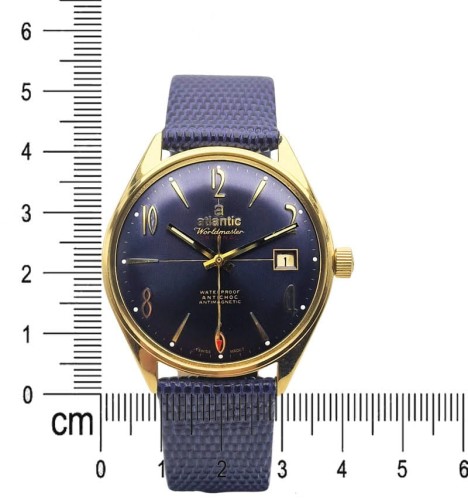 Pozłacany Atlantic Worldmaster Original - piękny stan!
