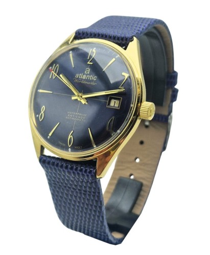 Pozłacany Atlantic Worldmaster Original - piękny stan!