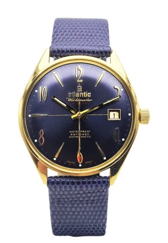 Pozłacany Atlantic Worldmaster Original - piękny stan!