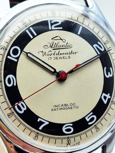 Piękny Atlantic Worldmaster 17 Jewels lata 50. - doskonały stan!