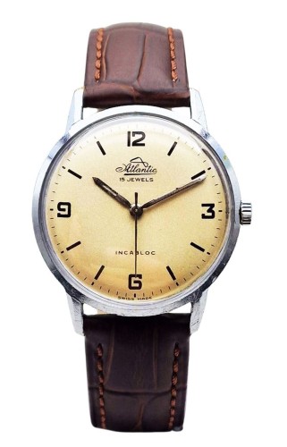 Atlantic 15 Jewels Incabloc - doskonały stan!
