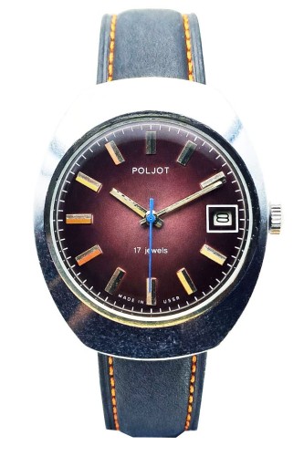 Poljot 17 Jewels Day-Date - unikatowy wzór tarczy!