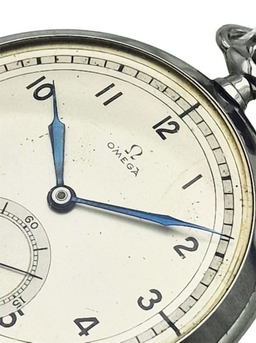 Kieszonkowa OMEGA 38.5L.T1 1939r. - Doskonały stan!
