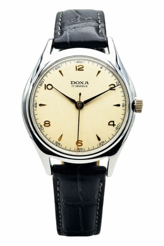 Piękna DOXA 17 JEWELS lata 50. - profesjonalna renowacja!