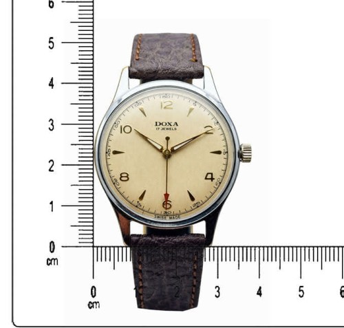 Piękna DOXA 17 JEWELS Cal. AS1187 - doskonały stan!