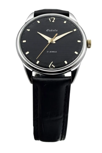Raketa 21 Jewels Cal. 2609A lata 70. - doskonały stan!