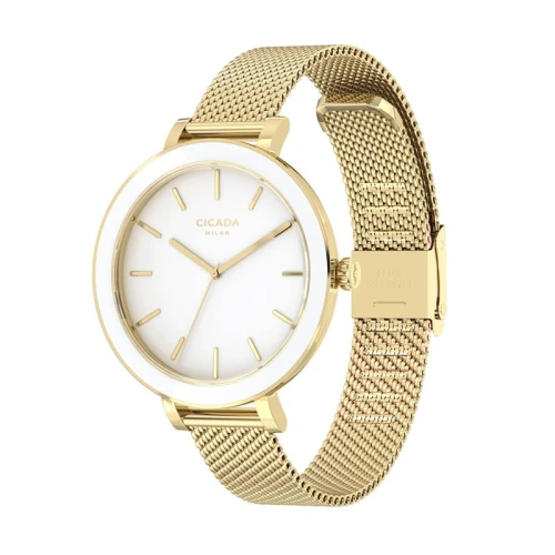 Zegarek Cicada Milan Vetro Glass Cristallo G36G06.W2 (G36G06W2)