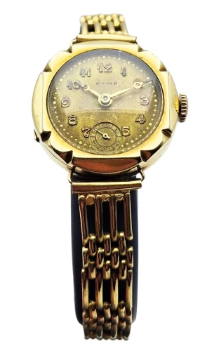 Unikatowa złota 14K (585) Cyma Art Deco - doskonały stan!